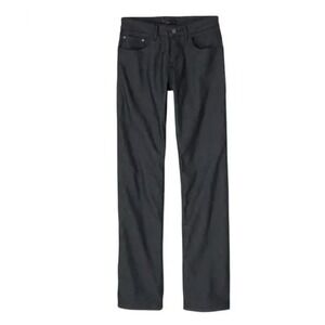 PrAna Flannel Lined Boyfriend Jeans Black Kara Denim‎ Womens Sz 14 Outdoor Camp